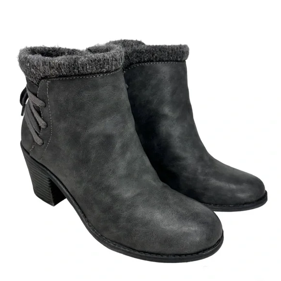Roxy Dakota Heeled Ankle Booties Dark Gray - Picture 6 of 14